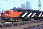 Canadian National MLW FPA4 CN #6772 at Spadina yard